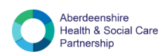 Aberdeenshire Health and Social Care Partnership logo